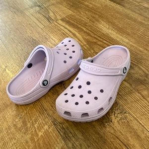 Crocs classic clogs purple size 7